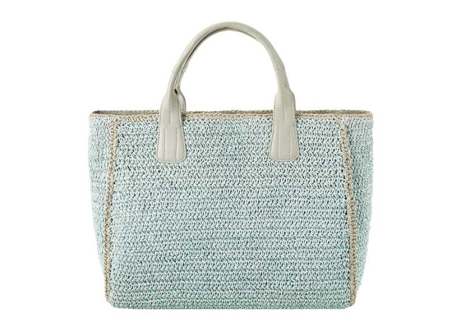SEABREEZE SHOPPER RAFFIABAST LIGHT BLUE
